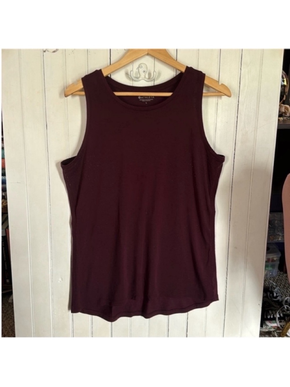 Athleta Tank Top Burgundy Size L